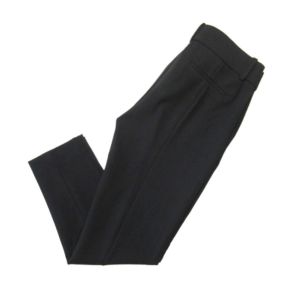 NWT J.Crew Slim Crop Cameron in Black Four Season Stretch Ankle Crop Pants 0 - Picture 3 of 4